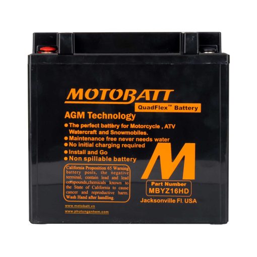 Bình ắc Quy Motobatt Mbyz16hd Bmw R9t